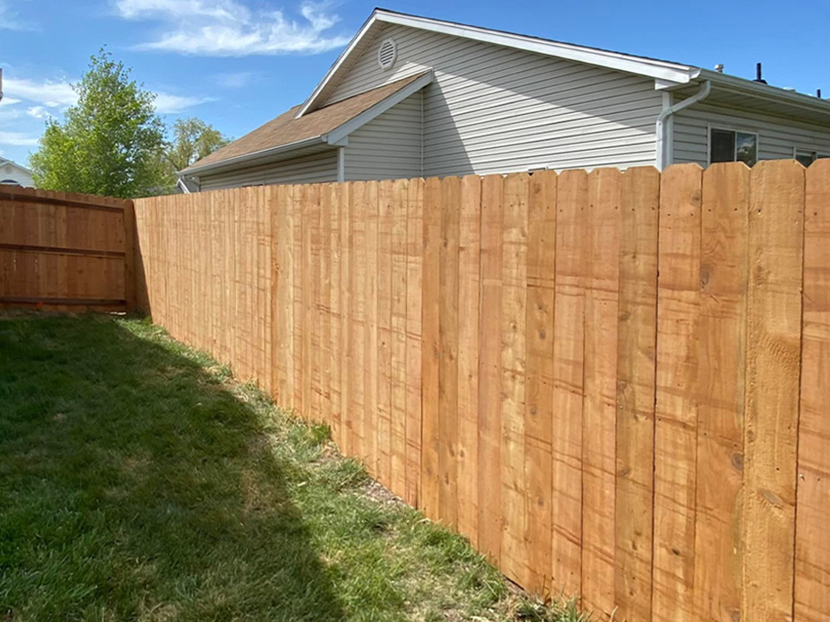 Jerome Idaho wood privacy fencing